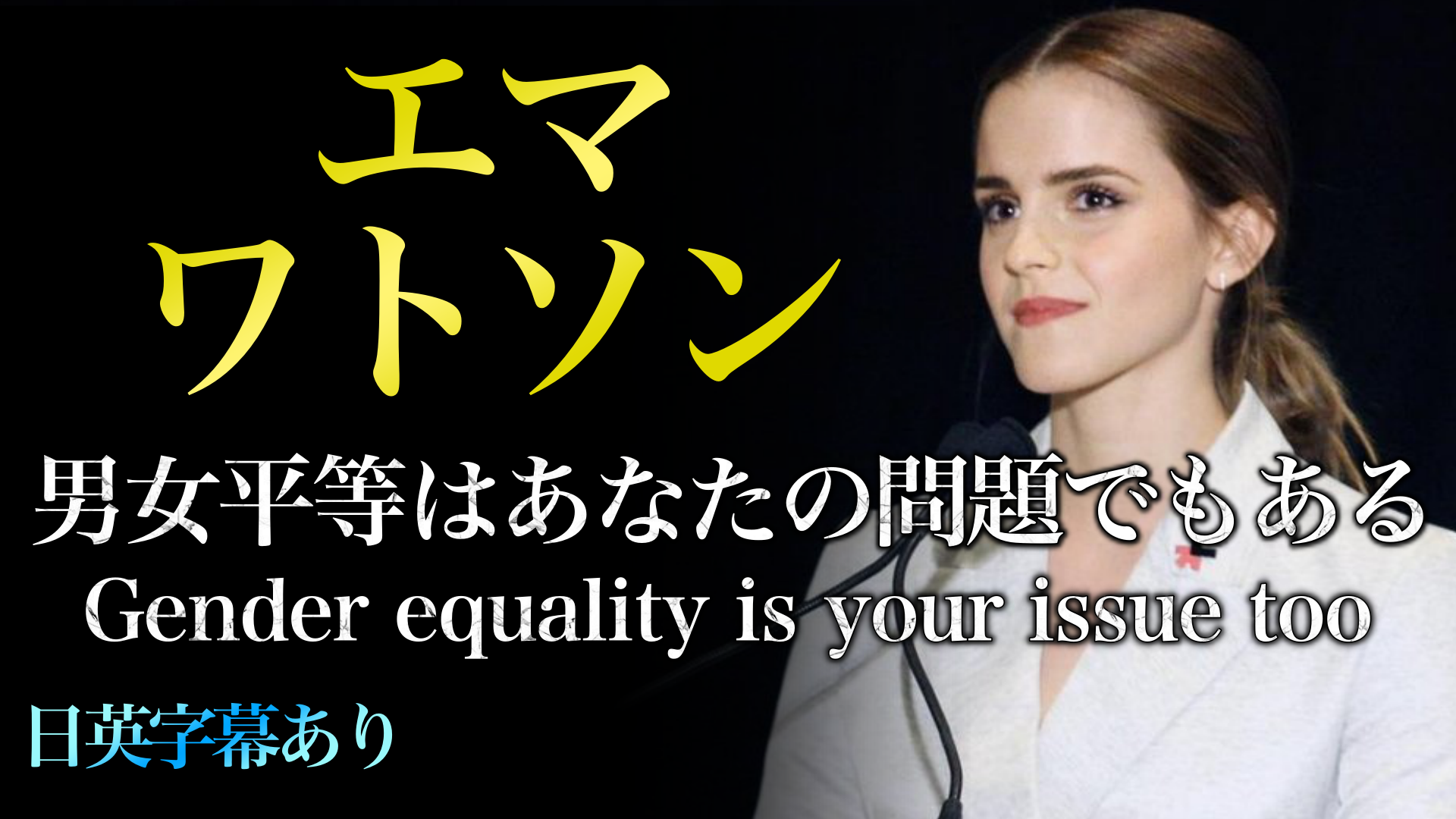 英語スピーチ エマ ワトソンが2014年に Heforshe の一環で行った国連でのスピーチ 原文 日本語訳 言語学者に英語を習い わずか1年でバイリンガルになった元英語嫌いの物語 英語スピーチ エマ ワトソンが2014年に Heforshe の一環で行った国連でのスピーチ 原文 日本語訳 言語学者に英語を習い わずか1年でバイリンガルになった元英語嫌いの物語